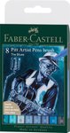Pitt Artist Pen B The Blues Etui 8 Szt. Faber-Castell