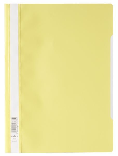 Skoroszyt A4 PP Żółty /Durable 257304