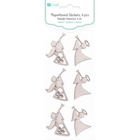 Naklejki Tekturowe 6szt. [DPNT-002] Aniołki /DpCraft