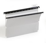 Teczka Zawieszana A4 PP Klapki Indeksy Etykiety Listwa Szara /Durable 260110
