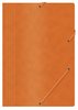 Teczka Z Gumką Office Products Preszpan A4 390Gsm 3-Skrz. Pomarańczowa