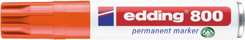 Marker permanentny e-800 EDDING 4-12mm pomarańczowy