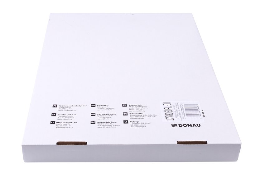 Koszulki na dokumenty DONAU PP A4 krystal 150mikr., 50szt., w pudełku