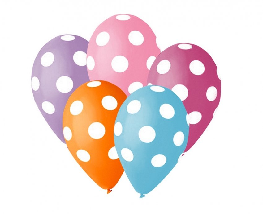 Balony Grochy, 12"/ 5 szt.  /GoDan