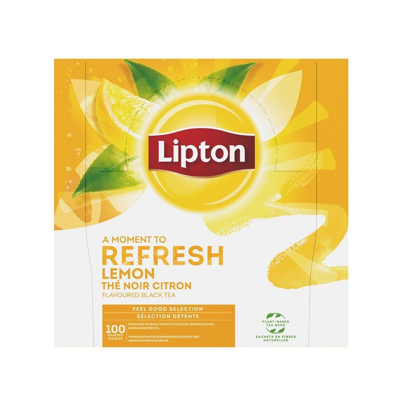 Herbata Lipton Refresh Lemon 100 Kopert