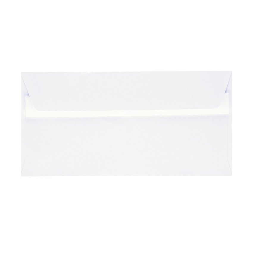 Koperta Ozdobna Millenium Diamentowa Biel DL 120g 110x220mm 10szt.  /Argo 280116