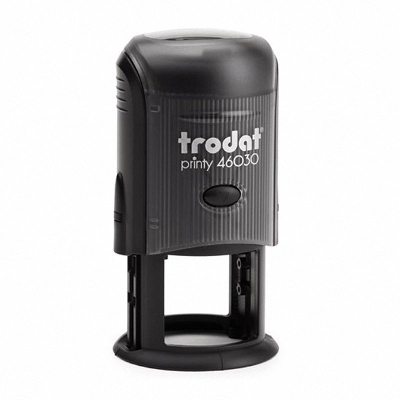 Pieczatka Samotuszująca Czarna Okrągła Trodat 46025 śr.25mm