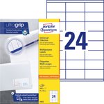 Etykiety Samoprzylepne Avery 70x35 24/A4 A'100 Białe No.3422