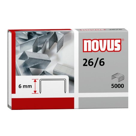 Zszywki Novus 26/6 5000szt. 040-0160