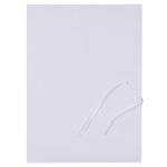 Teczka wiązana OFFICE PRODUCTS Budget karton A4 250gsm 3-skrz., biała