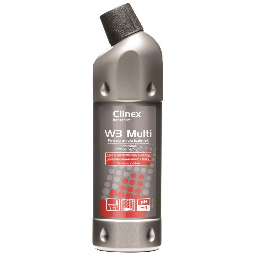 Preparat Clinex W3 Multi 1L 77-076 Do Mycia Sanitariatów I Łazienek Skoncentrowany