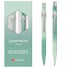 Zestaw długopis 849 i ołówek 844 CARAN D'ACHE Misty Forest w etui zielony