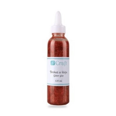 Brokat w Kleju 120 ml - Red /DpCraft