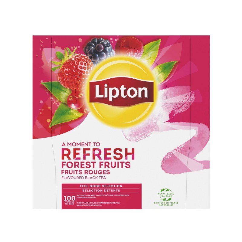 Herbata Lipton Refresh Owoce Leśne 100 Kopert