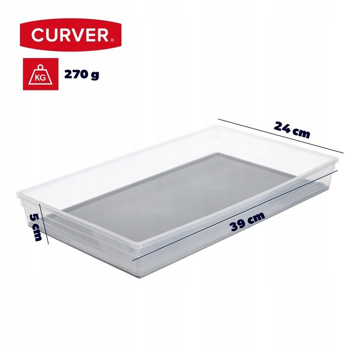 Organizer Do Szuflady 9 Sistemo Transparentny / Szary / Curver 244695