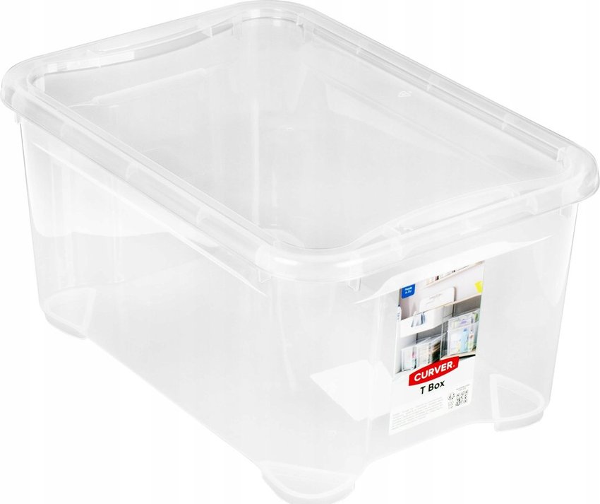 Pojemnik 32L z Przykrywką Box Transparentny / Curver 254723