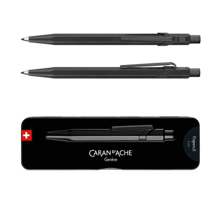 Ołówek CARAN D'ACHE Fixpencil Black Code 2mm czarny