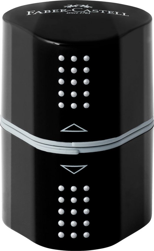 Zestaw Grip 2001 B 3Xołówek+Gumka+ Temperówka Trio Czarny Faber-Castell