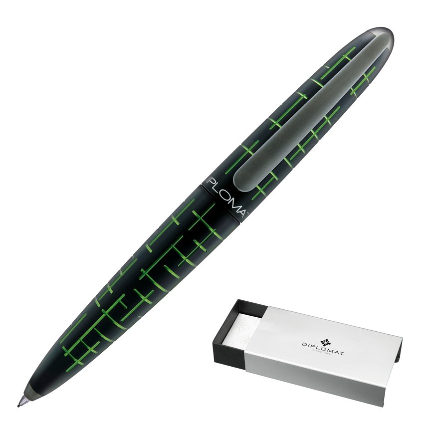 Ołówek automatyczny DIPLOMAT Elox 07mm czarny/zielony