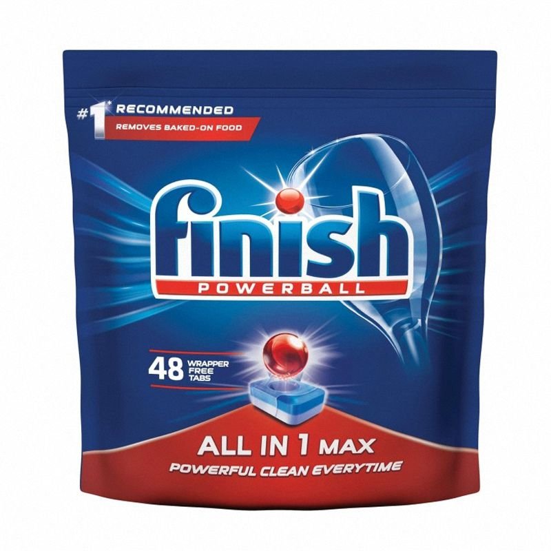 Tabletki do Zmywarki PowerBall All in 1 Max A'48 Finish Regular