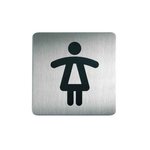 Tabliczka Picto Wc Panie Srebrny 495623 /Durable (wyprzedaż)