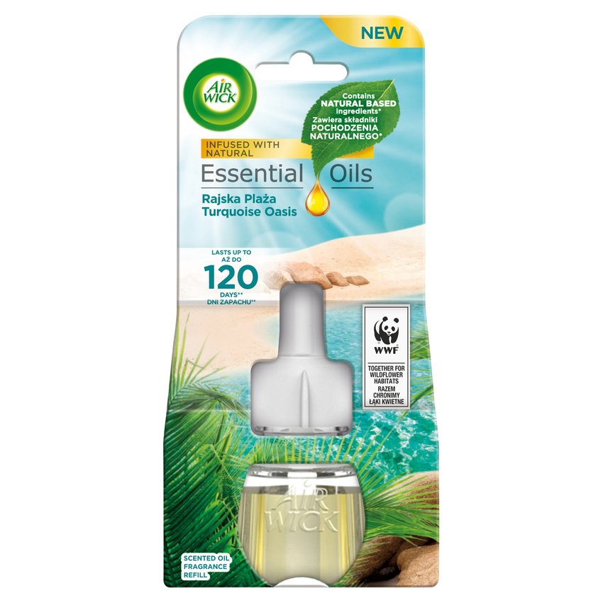 Air Wick Elektryczny Odśw.Pow. 19ml Zapas Rajska Plaża