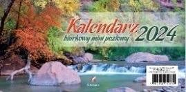  Kalendarz 2024 biurkowy mini poziomy stojący 19,6X9,4cm