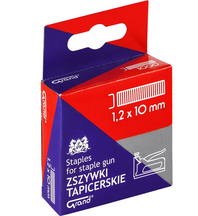 Zszywki do zszywacza tapicerskiego/takera 1,2x10mm GRAND