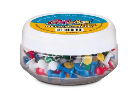 Pinezki Beczułki Tablicowe A'100 w Pojemniku /Pastello