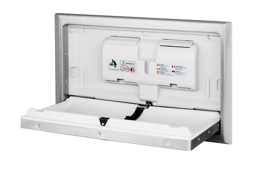 BABW91 Przewijak dziecięcy stalowy wnękowy