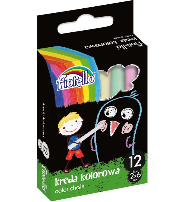 Kreda kolorowa 12 szt. Fiorello