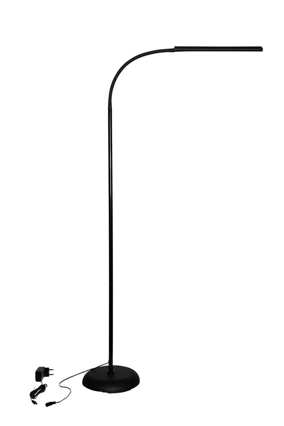 Lampa Podłogowa Led Maulpirro, Możliwość Regulacji Światła, Czarna