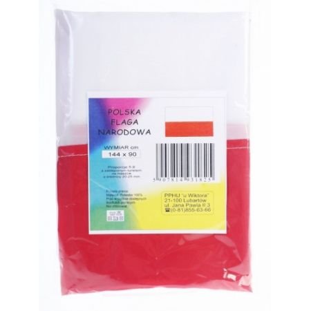 Flaga Polski 90x144cm