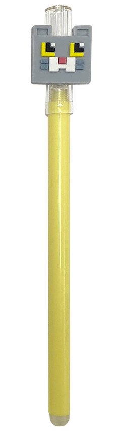 Długopis wymazywalny GIMBOO pikselowe zwierzaki pakowany w displayu mix kolorów/wzorów