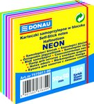 Bloczek Samoprzylepny 50x50 250k 7kol. Neon (żółty) /Donau