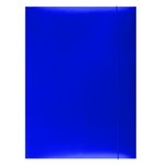 Teczka Z Gumką Office Products Karton A4 300Gsm 3-Skrz. Niebieska