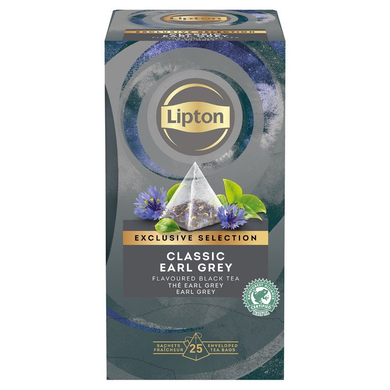 Herbata Lipton Piramidki Exclusive Selection Earl Grey 25 Torebek