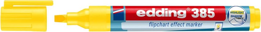 Marker do efektów na flipchartach e-385 EDDING żółty