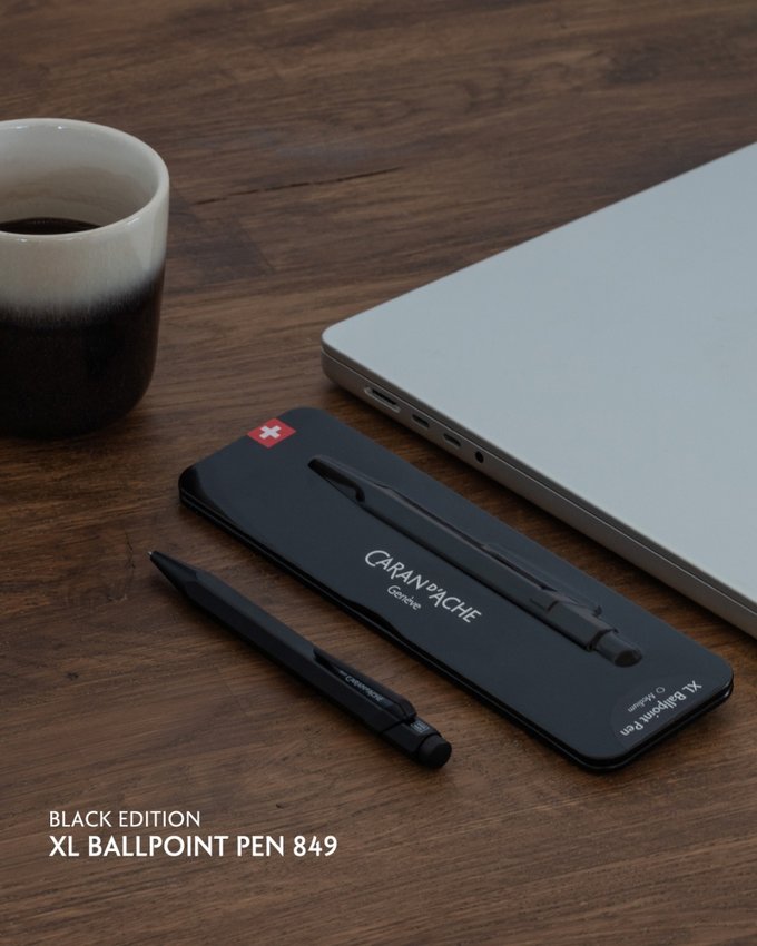 Długopis CARAN D'ACHE 849 XL Black Code czarny