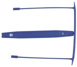Klipsy Archiwizacyjne Q-Connect E-Clip Grubość Pliku Max. 7Cm Niebieski