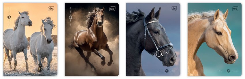 Zeszyt A5 16# 70g UV Wild Horses
