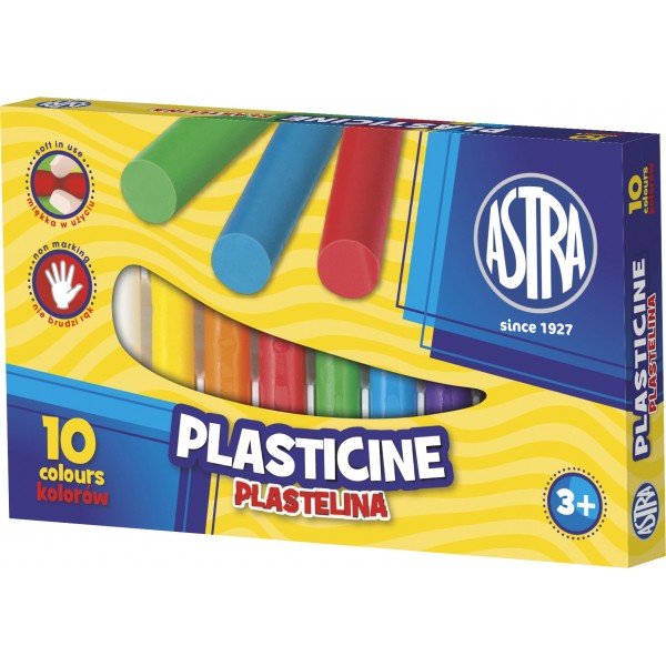 Plastelina 10 kol. /Astra