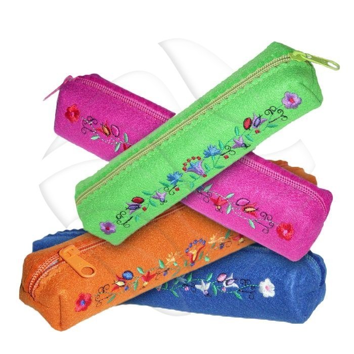 Piórnik Tuba Mini Filc Mix Kolorów /Warta WAR-326