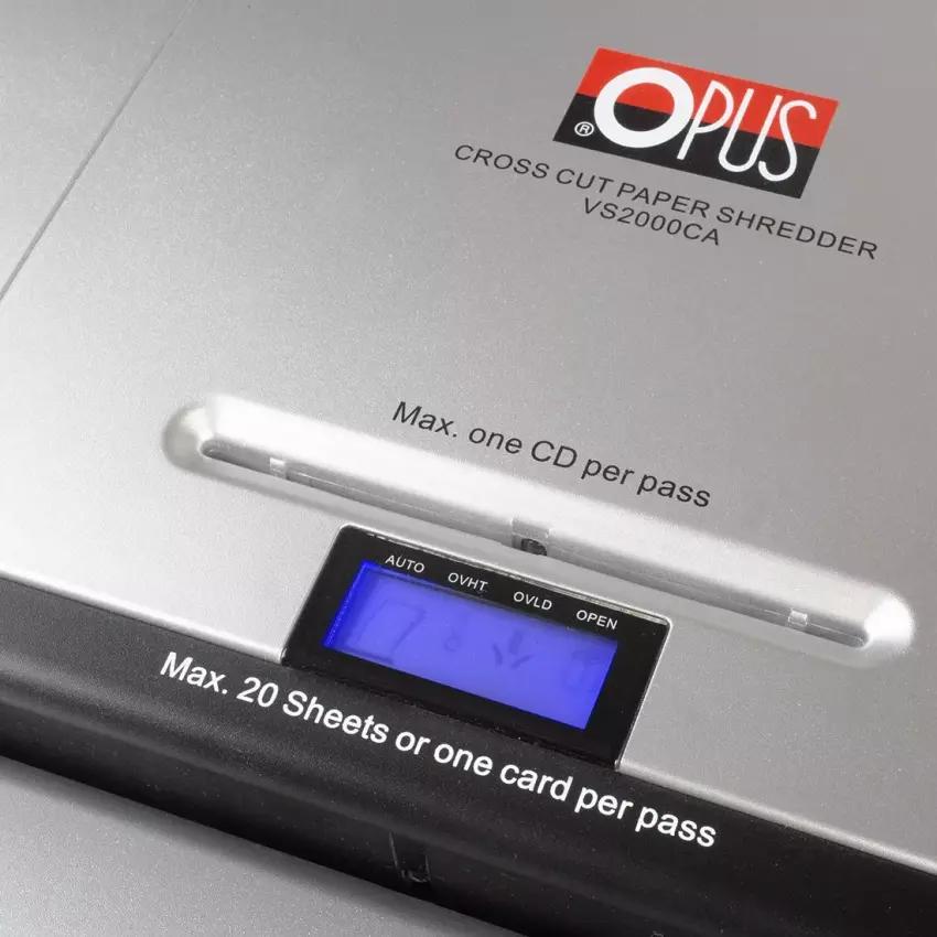 Niszczarka Opus VS2000CA 4x35