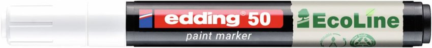 Marker olejowy na bazie wody e-50 EDDING EcoLine 2-3mm biały