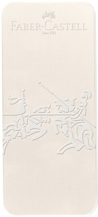 Zestaw Prezentowy Grip 2010 Pióro Wieczne + Długopis Coconut Milk Opakowanie Metalowe Faber-Castell