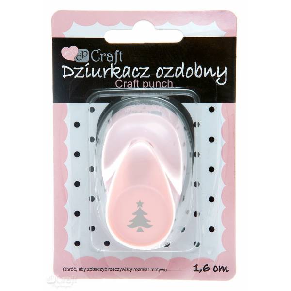Dziurkacz Ozdobny 1.6cm [JCDZ-105-137] Choinka /DpCraft