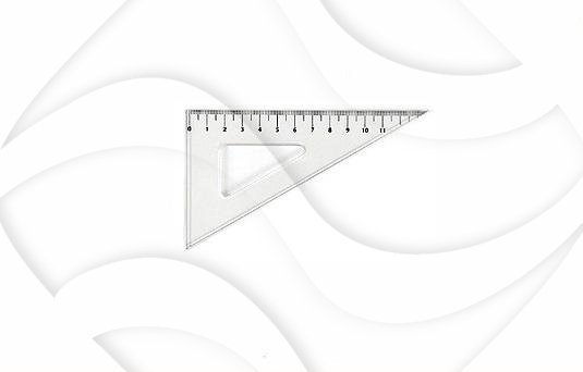 Ekierka Szkolna 12cm Mała Nierównoramienna  /Ok Office