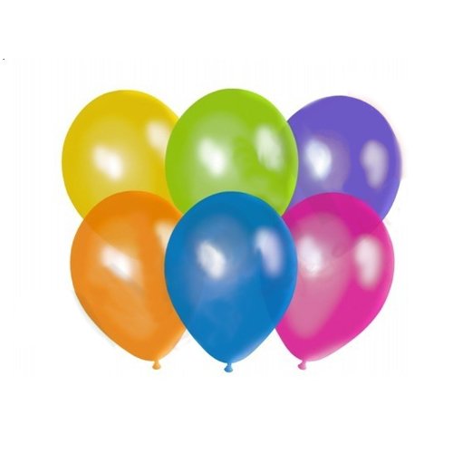 Balony Metalik 12 A'100 Mix Kolorów /Kw