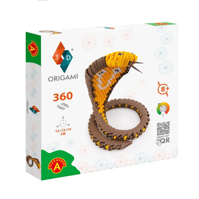 Origami Kobra 3D 360el Pudełko /Alexander